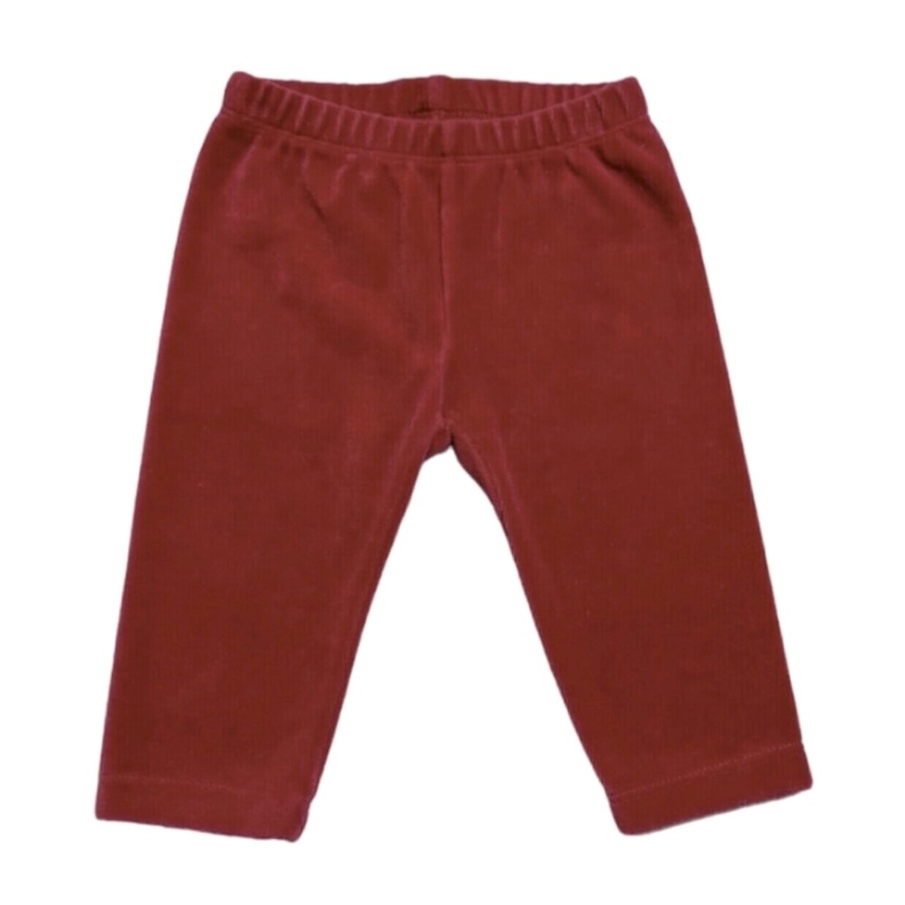 Baby Gap red velour pants 3-6 months